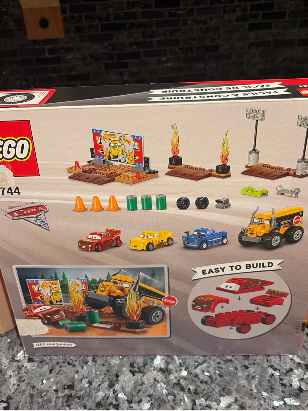 Retired LEGO Juniors Disney Cars 3 Thunder Hollow Crazy 8 Race 10744 Incomplete - Picture 14 of 14